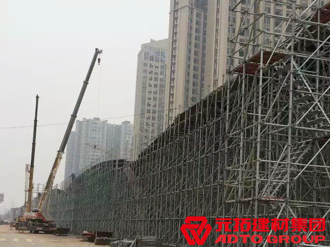 建筑施工承插型盤扣式腳手架一噸每天多少租金？