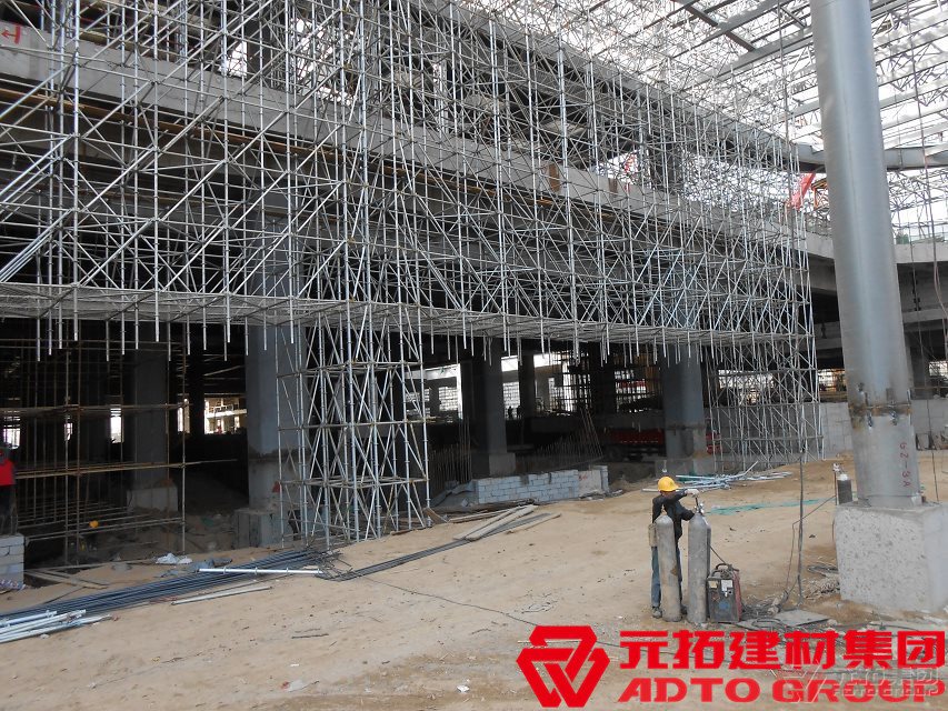 租賃的盤(pán)扣式腳手架搭建效率怎么樣？